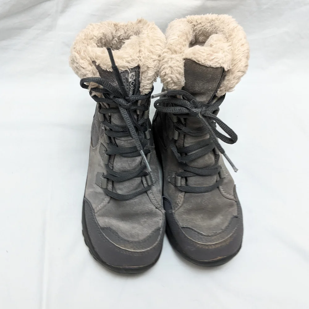 Columbia Unisex Kids Ice Maiden II Insulated Snow Boots Size 1